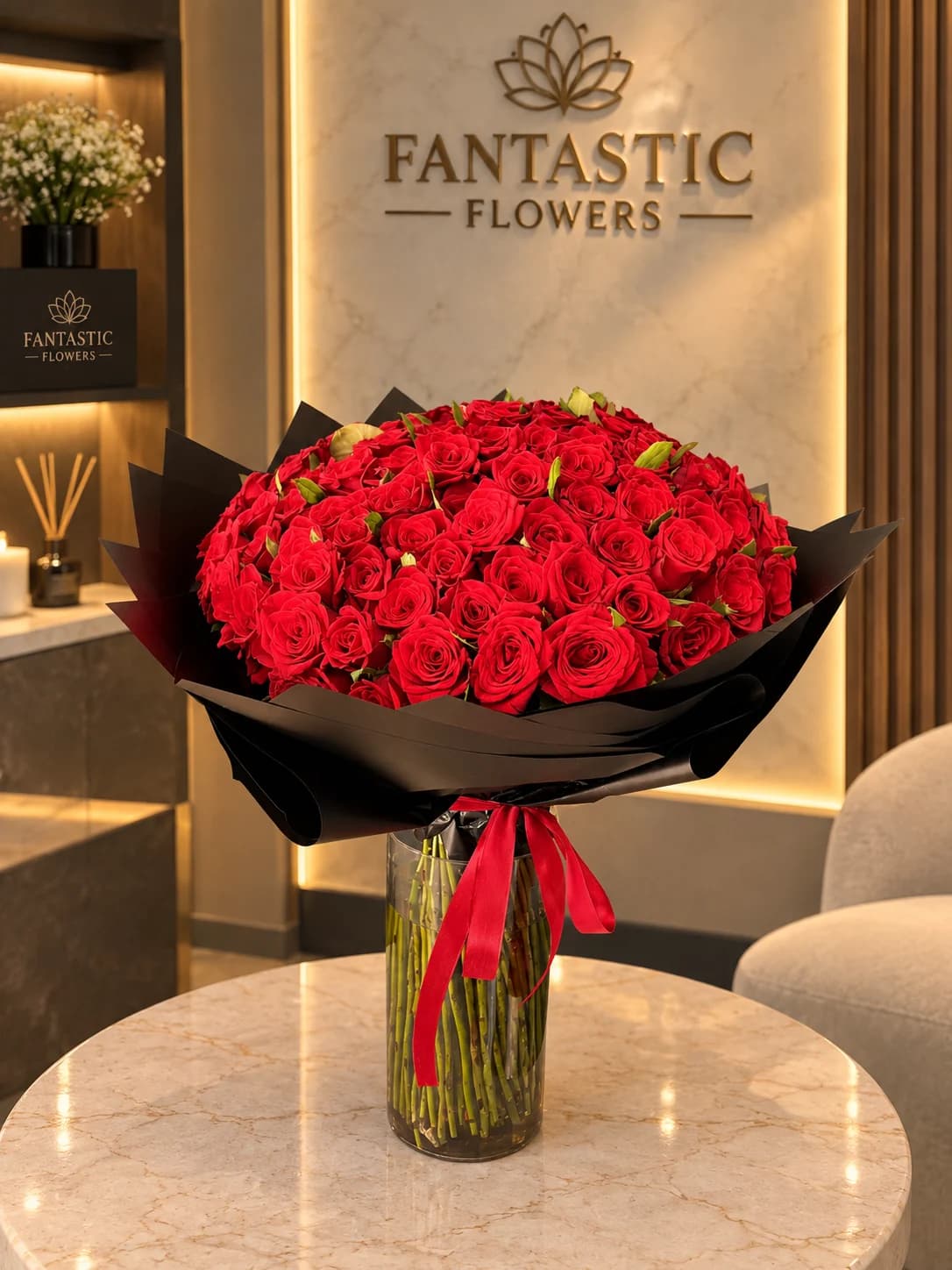Majestic Red Roses